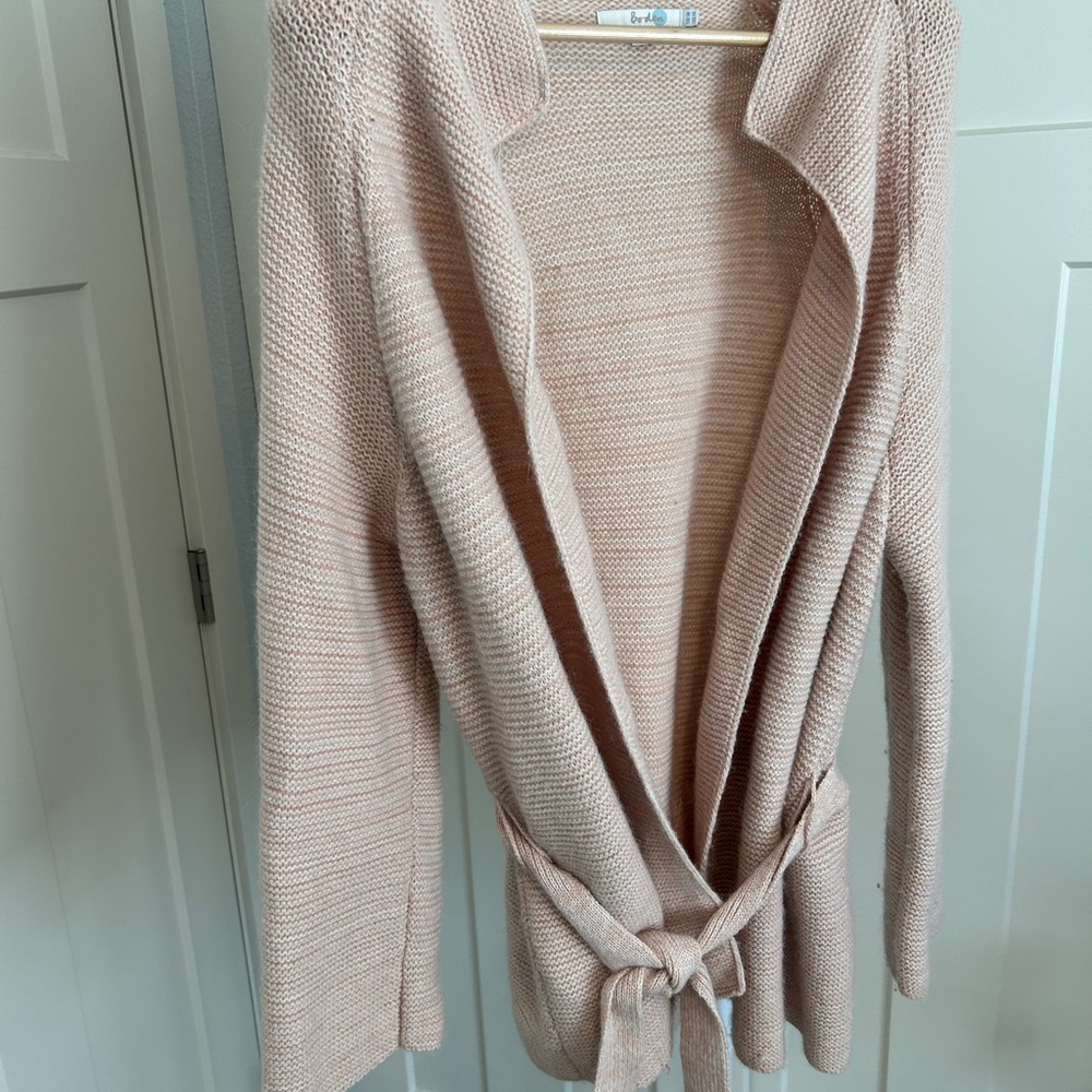 Boden  Women's Pink Alpaca Sweater Cardigan
